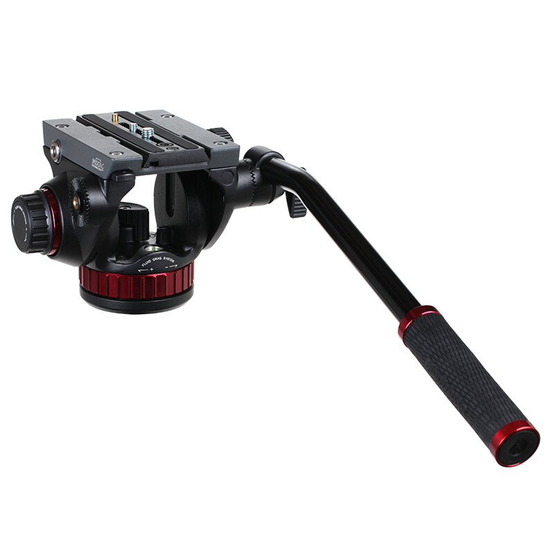 曼富图(Manfrotto)MVH502AH 专业双向液压观鸟摄影摄像两用云台