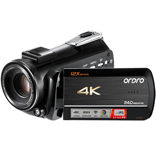 欧达ordroac5摄像机专业4k直播摄影机高清数码录像机dv抖音vlog短视频